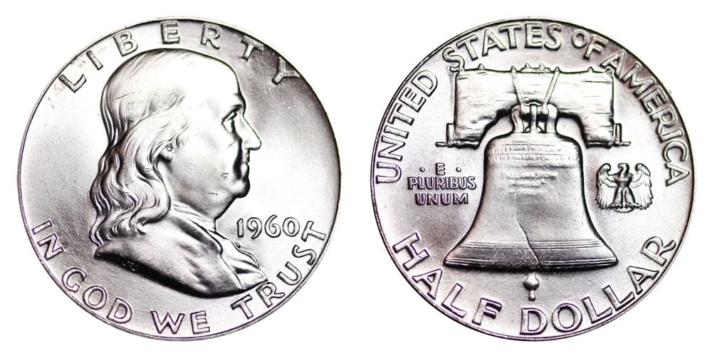 1960 Franklin Half Dollar Variation
