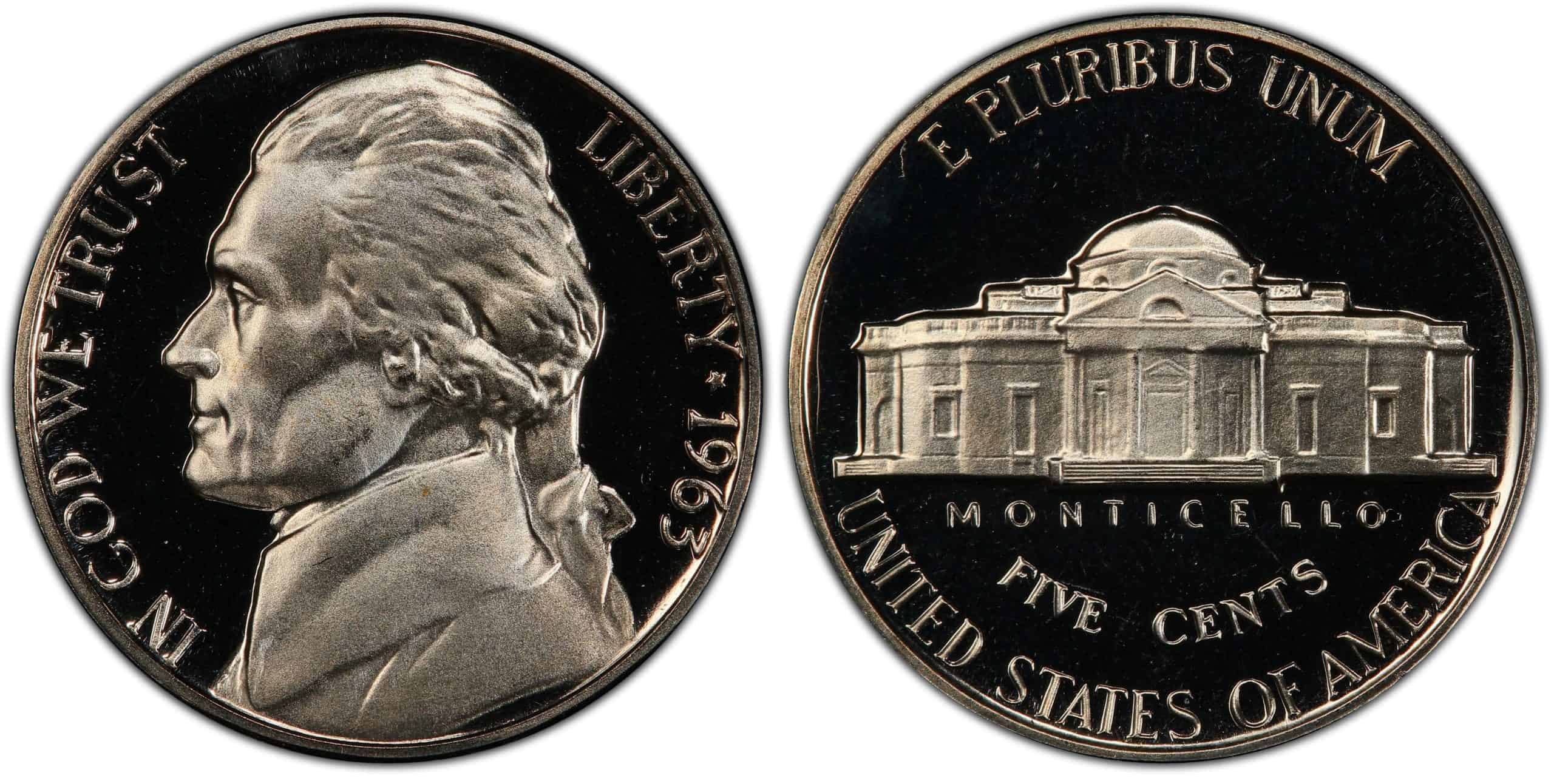 1963 proof Jefferson nickel