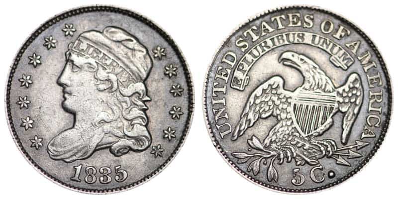 Capped Bust half dime
