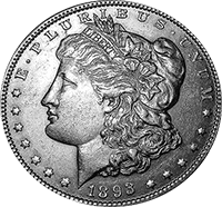 1893 S Morgan Silver Dollar