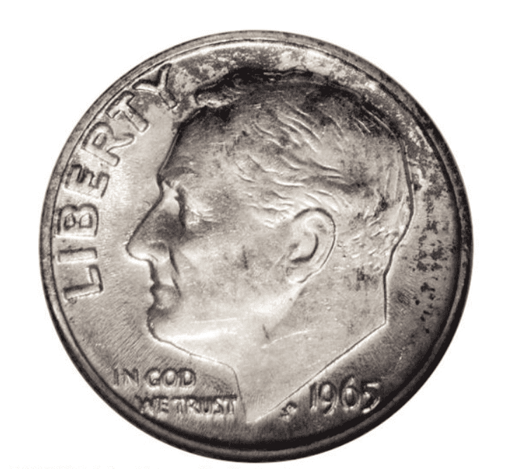 1965 Silver Roosevelt Dime
