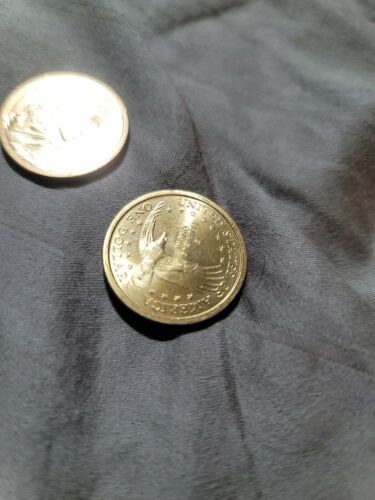 2000 P -cheerios- Sacagawea $1 Liberty Gold Tone Coin. X2