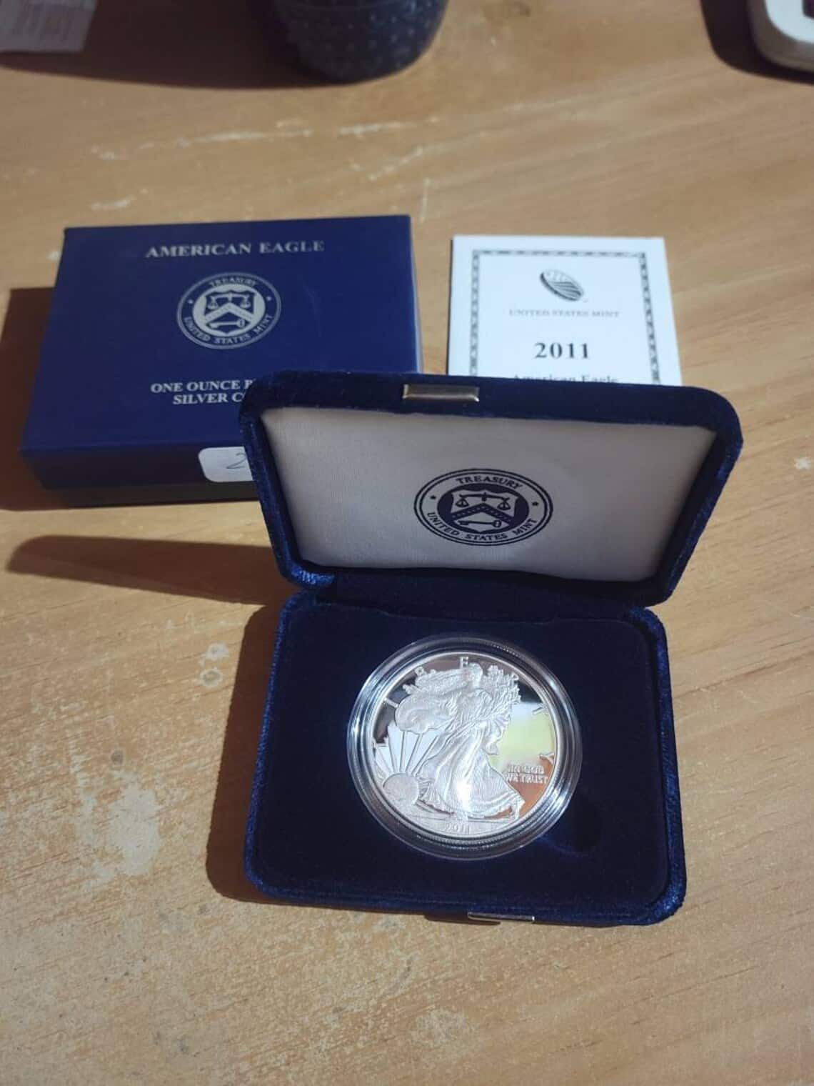 2011 U.S. Mint 1 Oz Silver Proof coin American Eagle