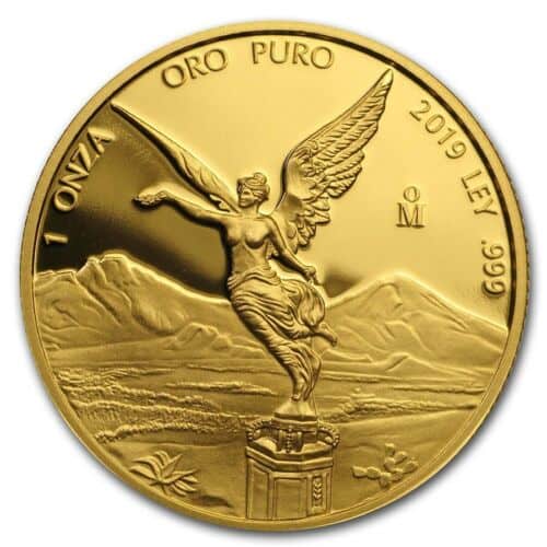 Libertad – Mexico – 2019 1 oz Proof Gold Coin in Capsule